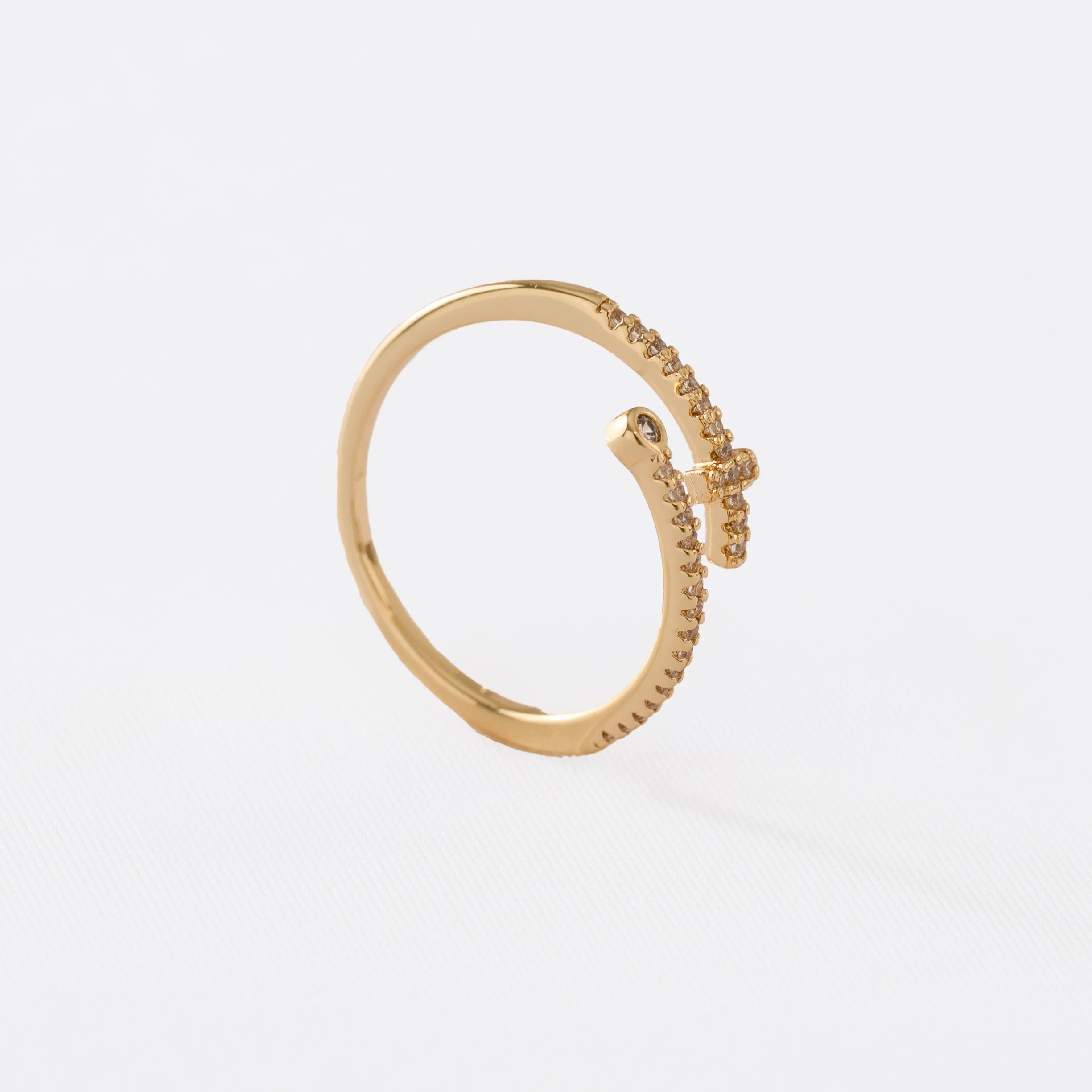 Anillo Luxe Ajustable Oro Laminado