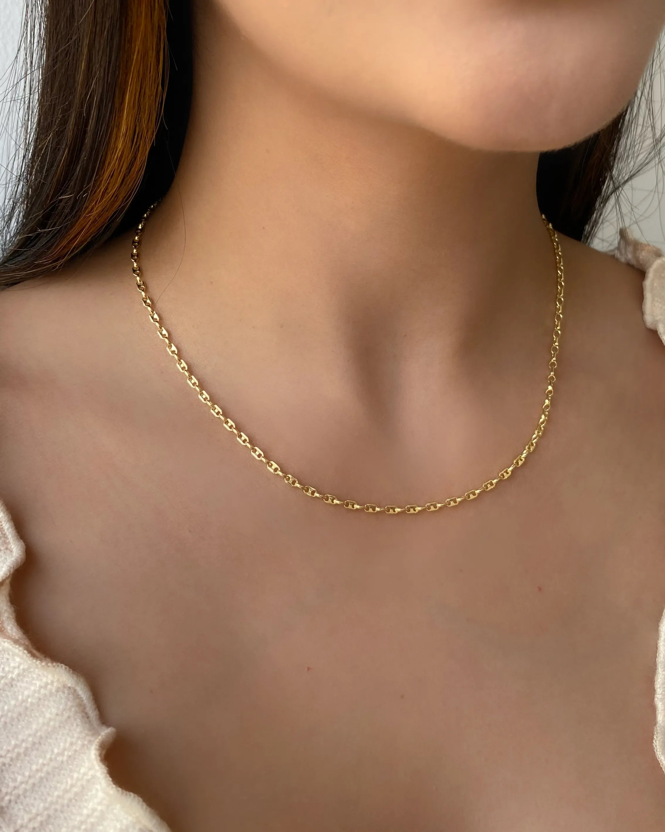 Cadena G-cci IT 2.5 mm – 45 cm en Oro Laminado