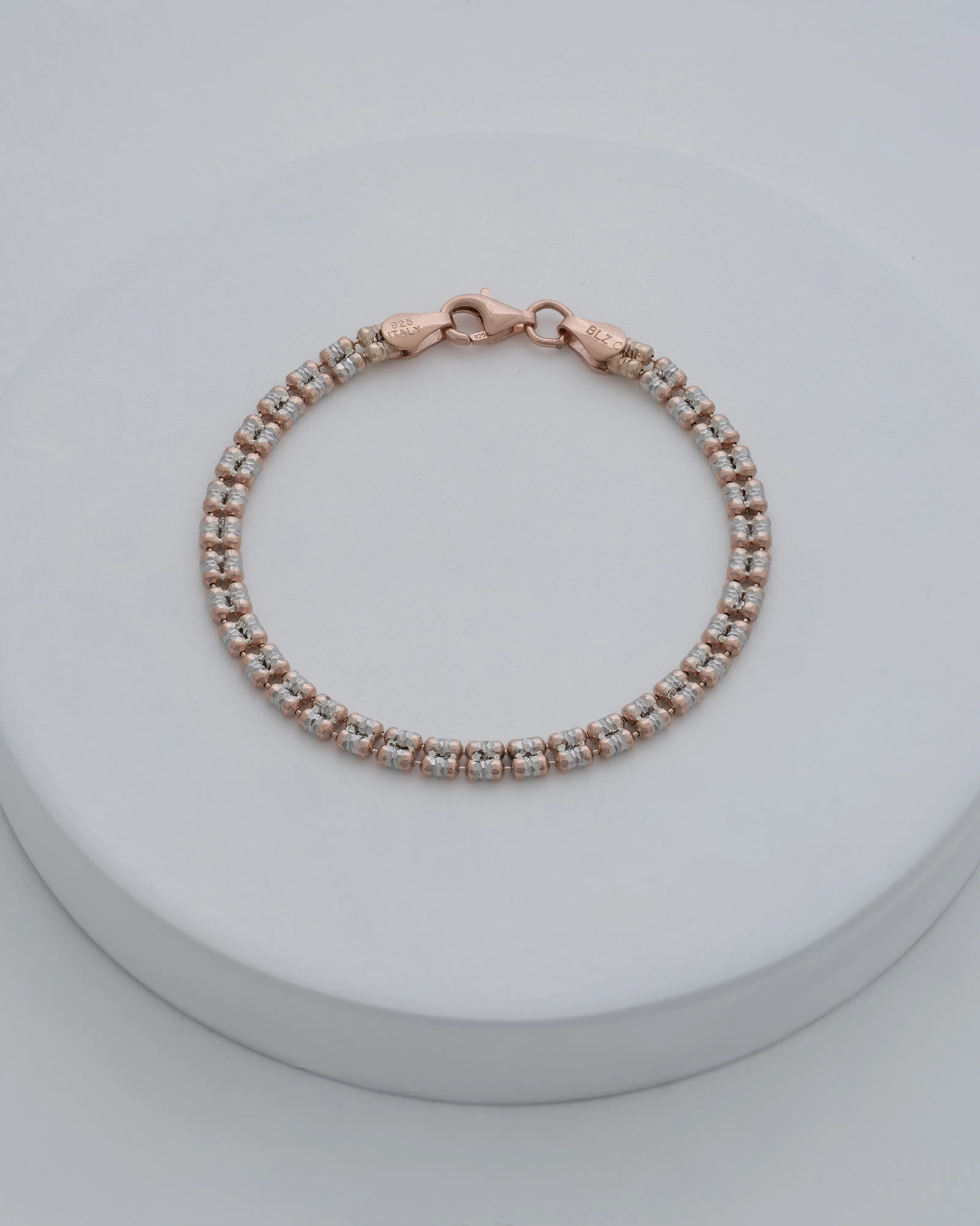 Pulsera ICE 2L IT 19.5 cm en oro laminado rosa elegante