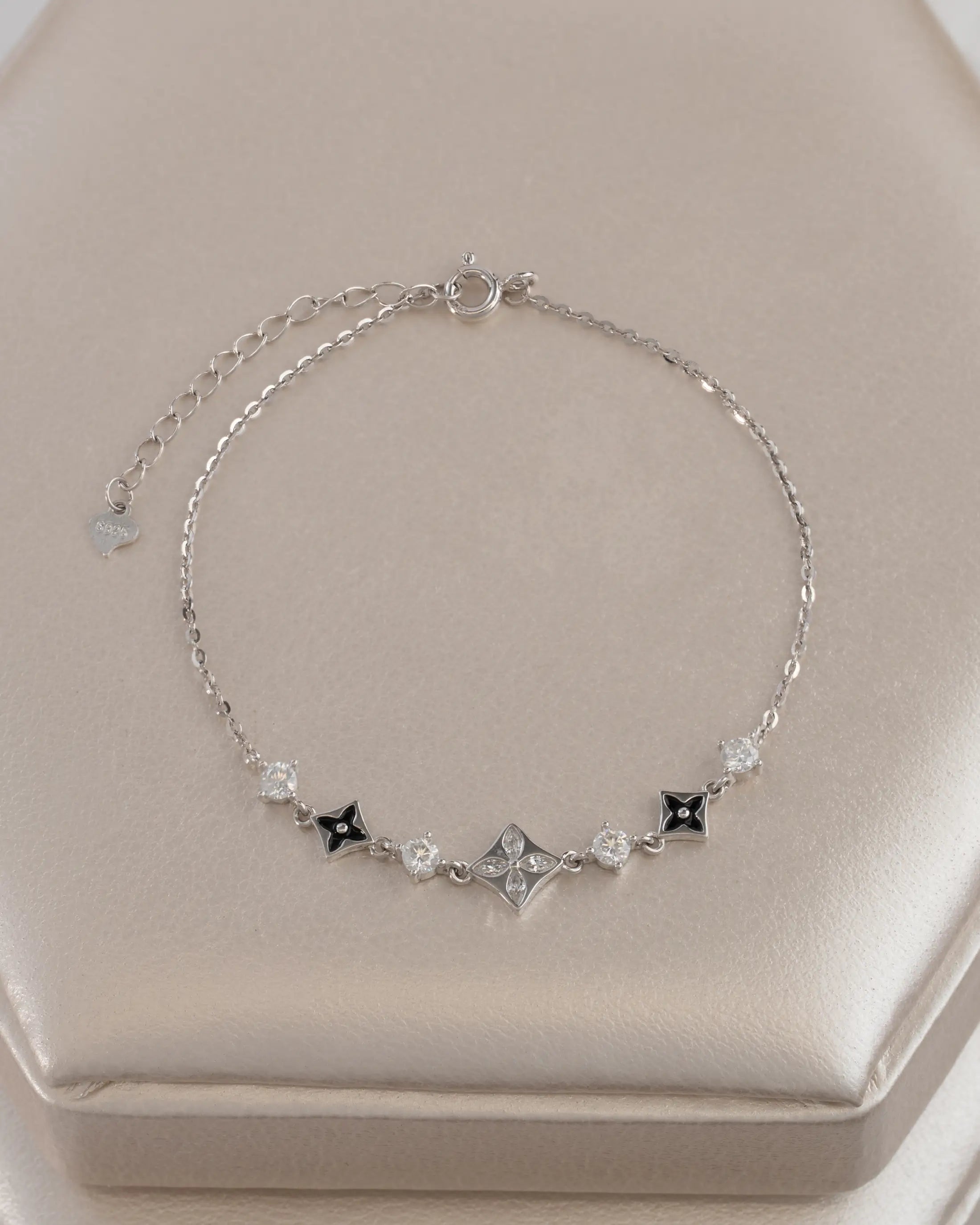 Pulsera Lueur LVT MT 17 cm + Ext en Plata