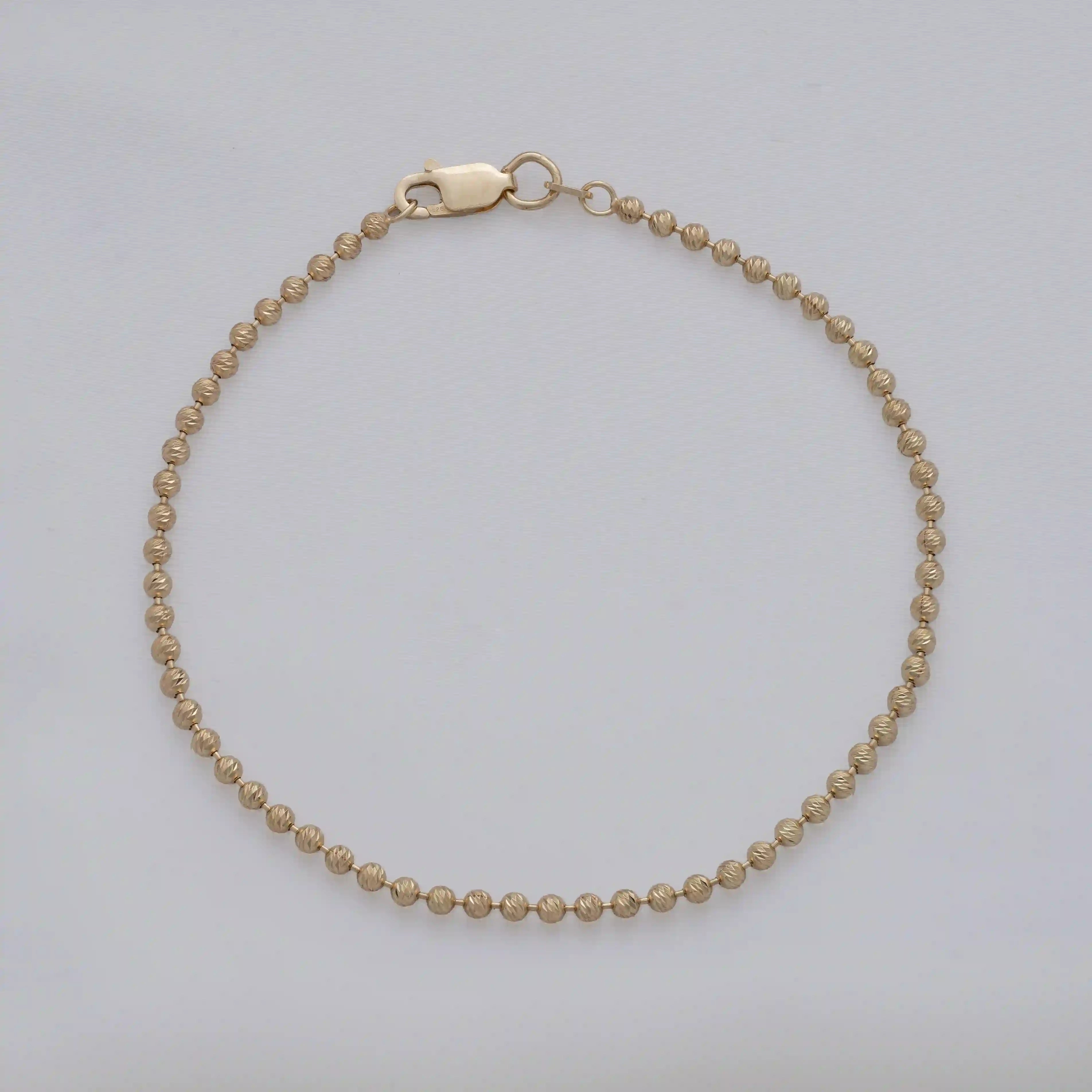 Pulsera Militar IT 19.5 cm en oro laminado elegante