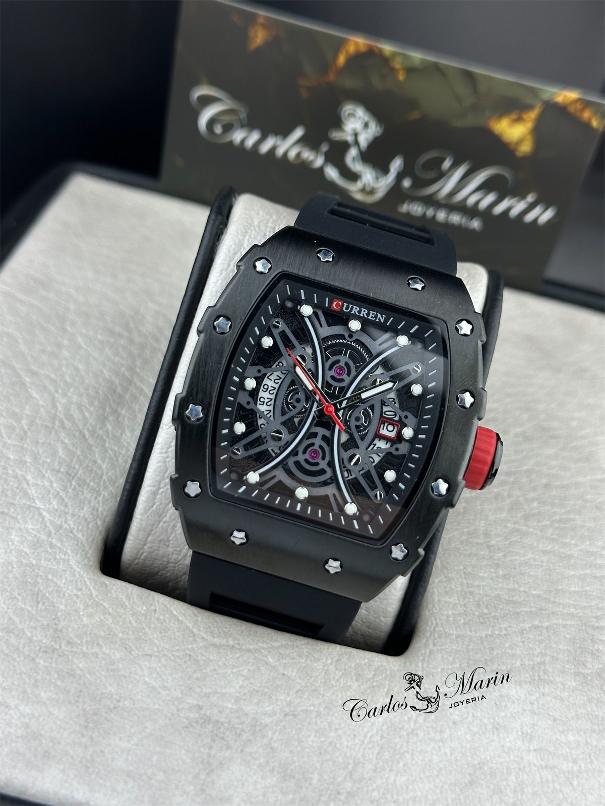Reloj Analógico Curren 8438 Para Hombre