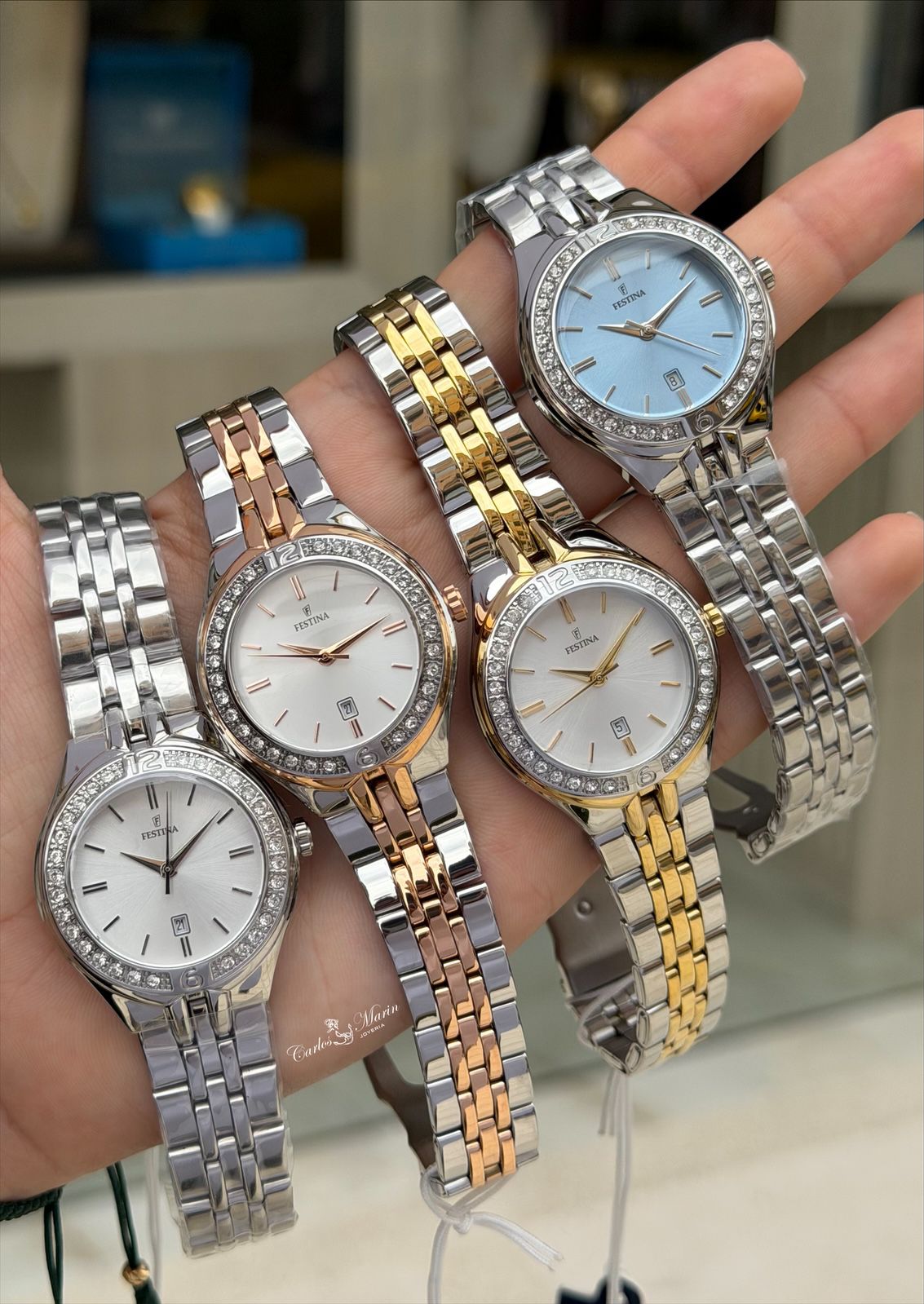 Reloj Festina mujer Mademoiselle acero azul F16867/4