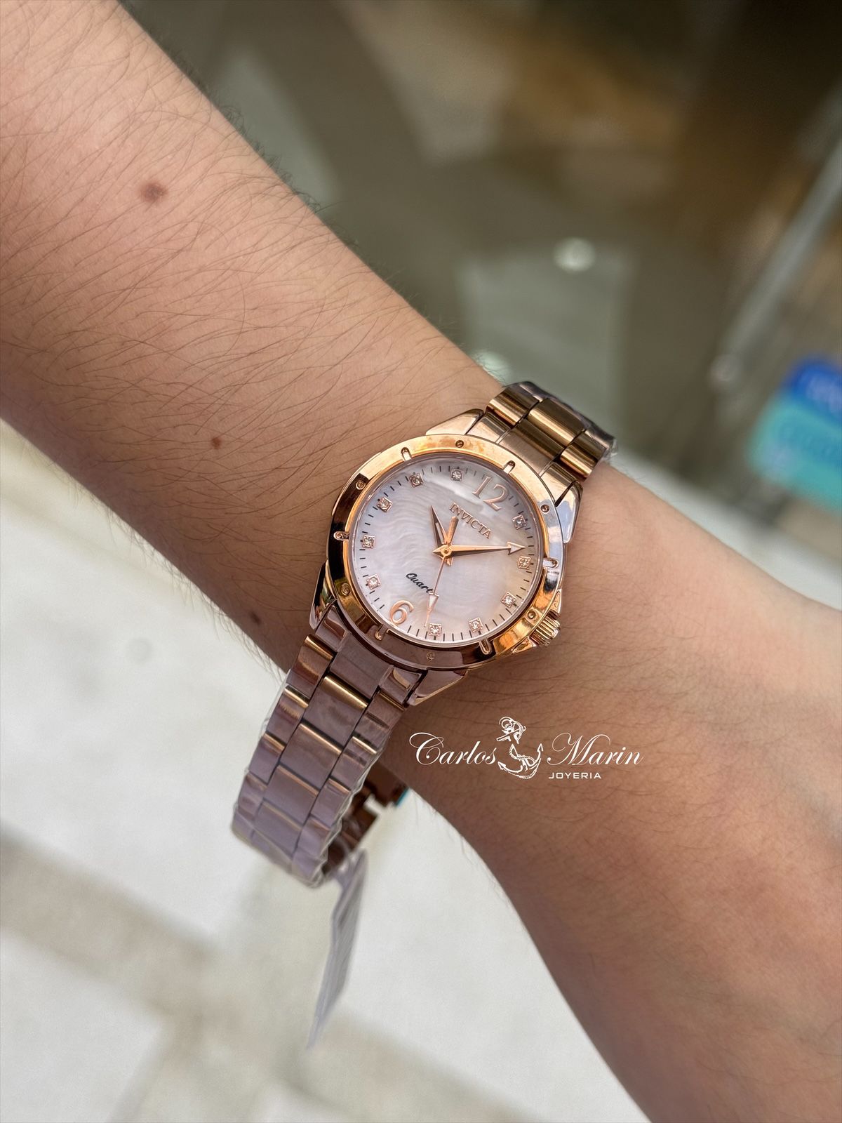 Reloj Invicta mujer Celestial 69348 oro rosa elegante