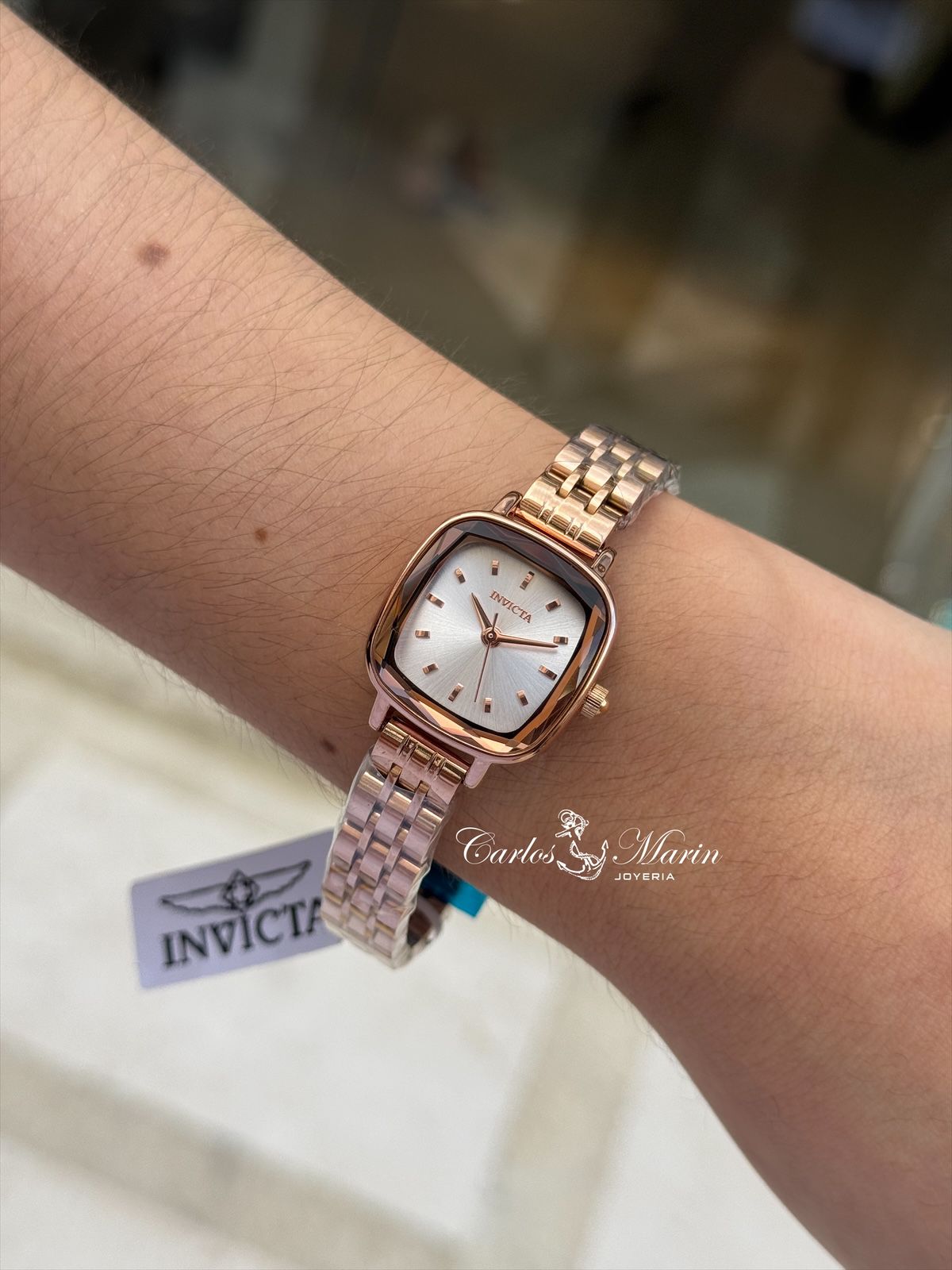Reloj Invicta mujer Wildflower 69411 oro rosa elegante