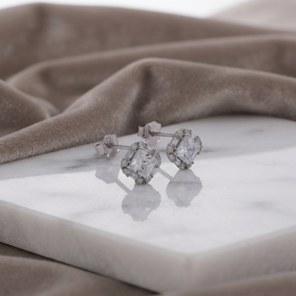 Topos Luxe Bloom 6,7 mm en Plata