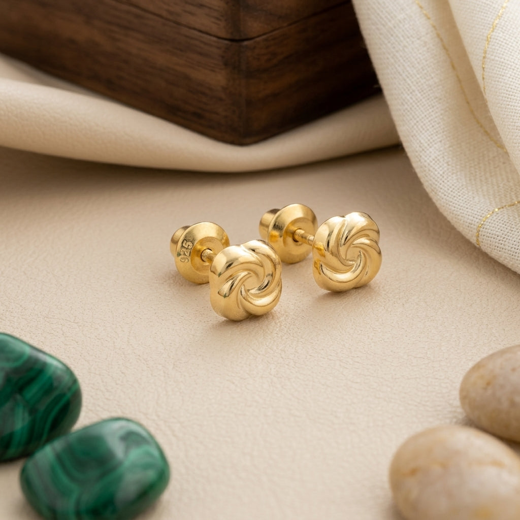 Topos Vortex 6 mm en Oro Laminado
