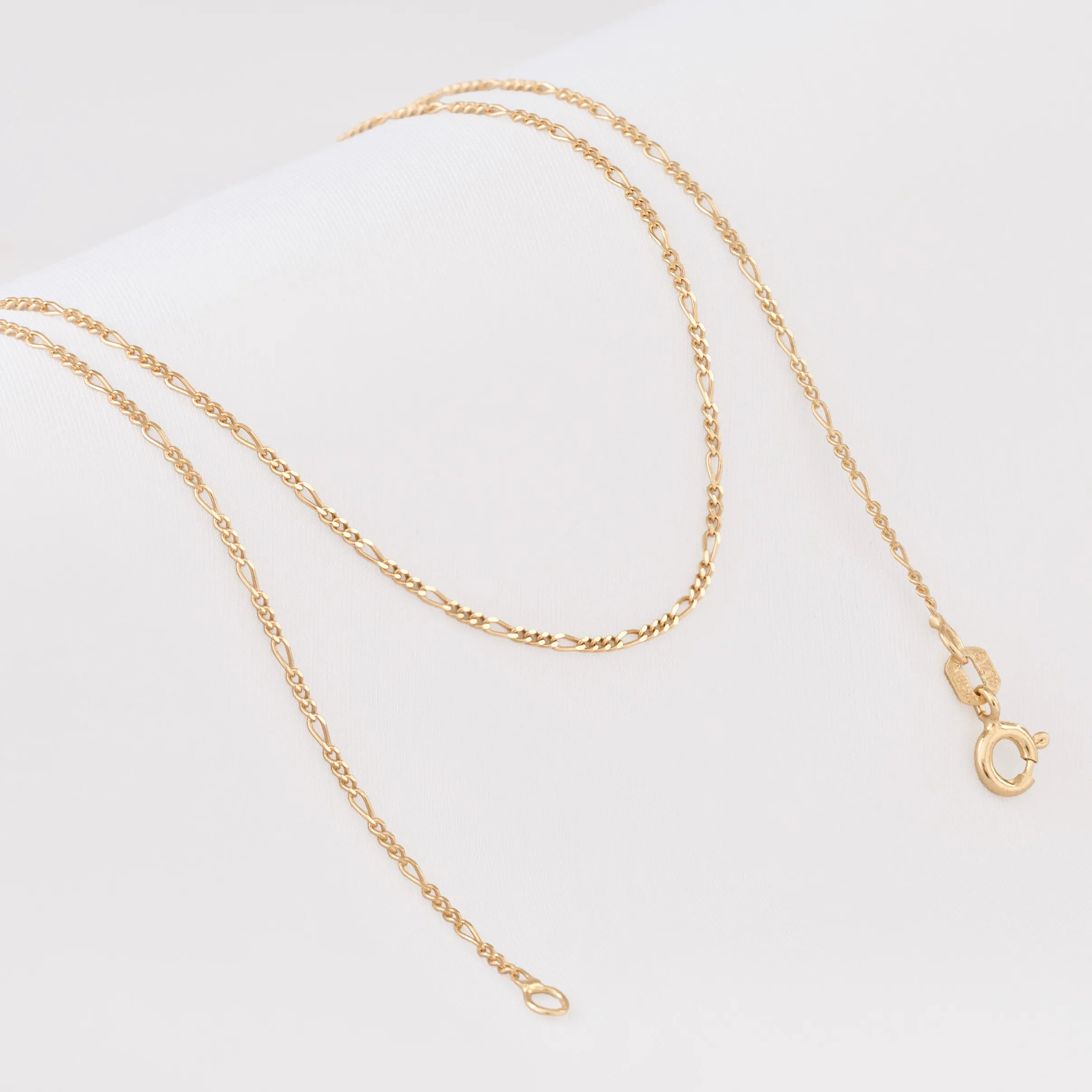Cadena 3x1 IT 1.6 mm – 45 cm en Oro Laminado