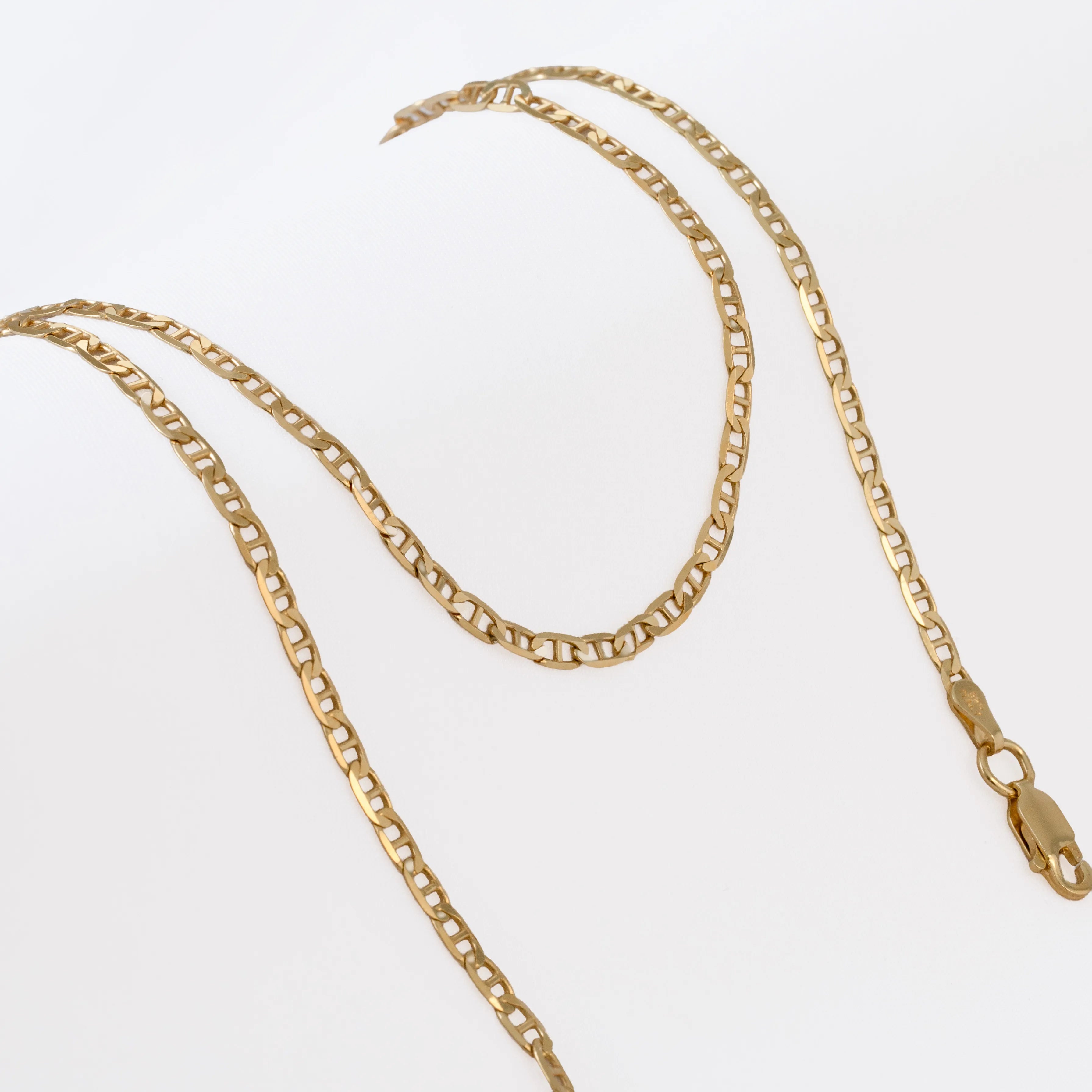 Cadena Marine IT 2.8 mm – 45 cm en Oro Laminado