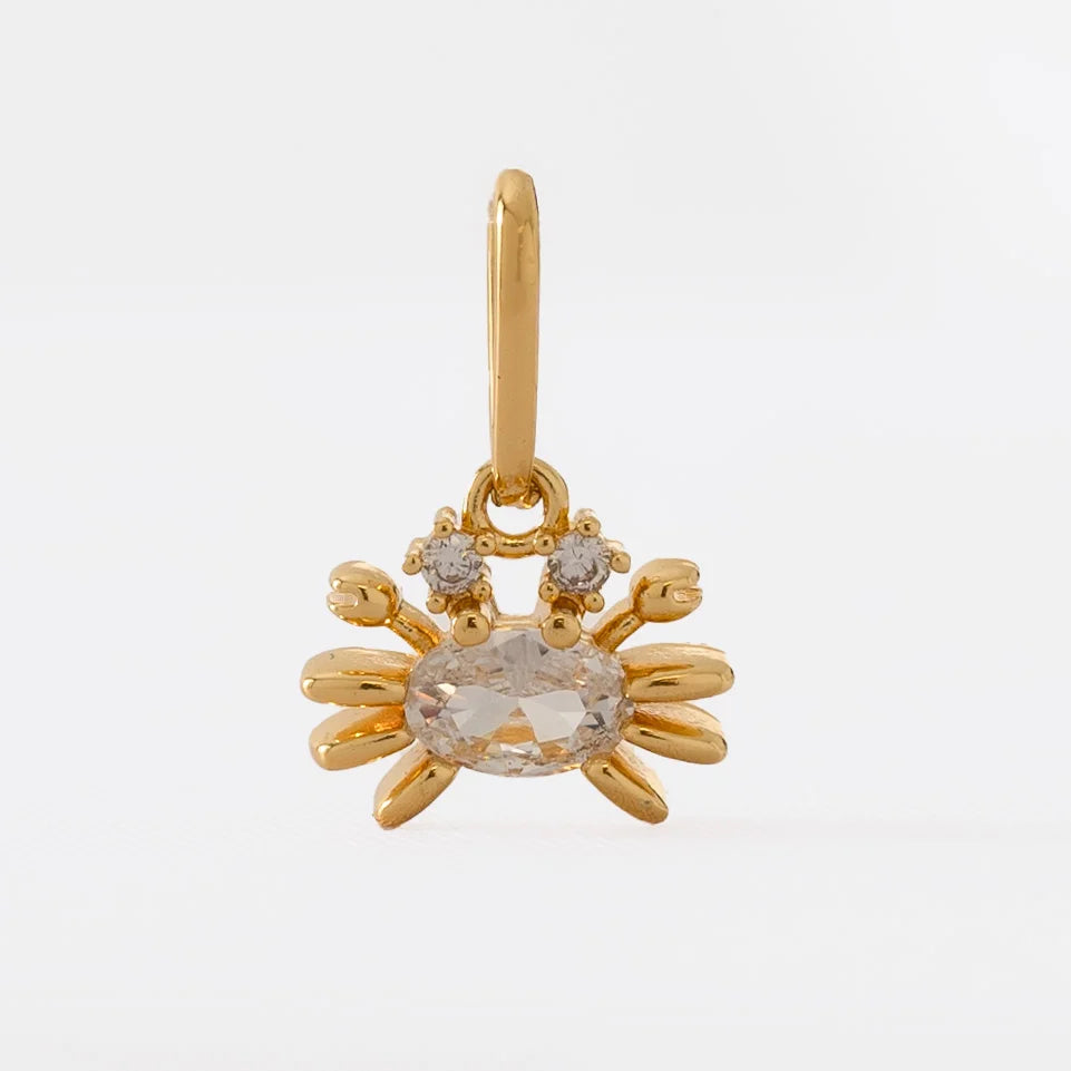 Dije Krabs en Oro Laminado