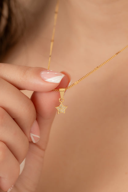 Dije Little Star en Oro Laminado