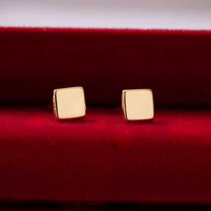 Topos Cuadrado 5 mm Oro Laminado