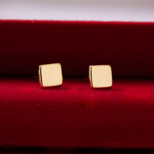 Topos Cuadrado 5 mm Oro Laminado