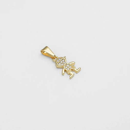 Dije Niño en Oro Laminado
