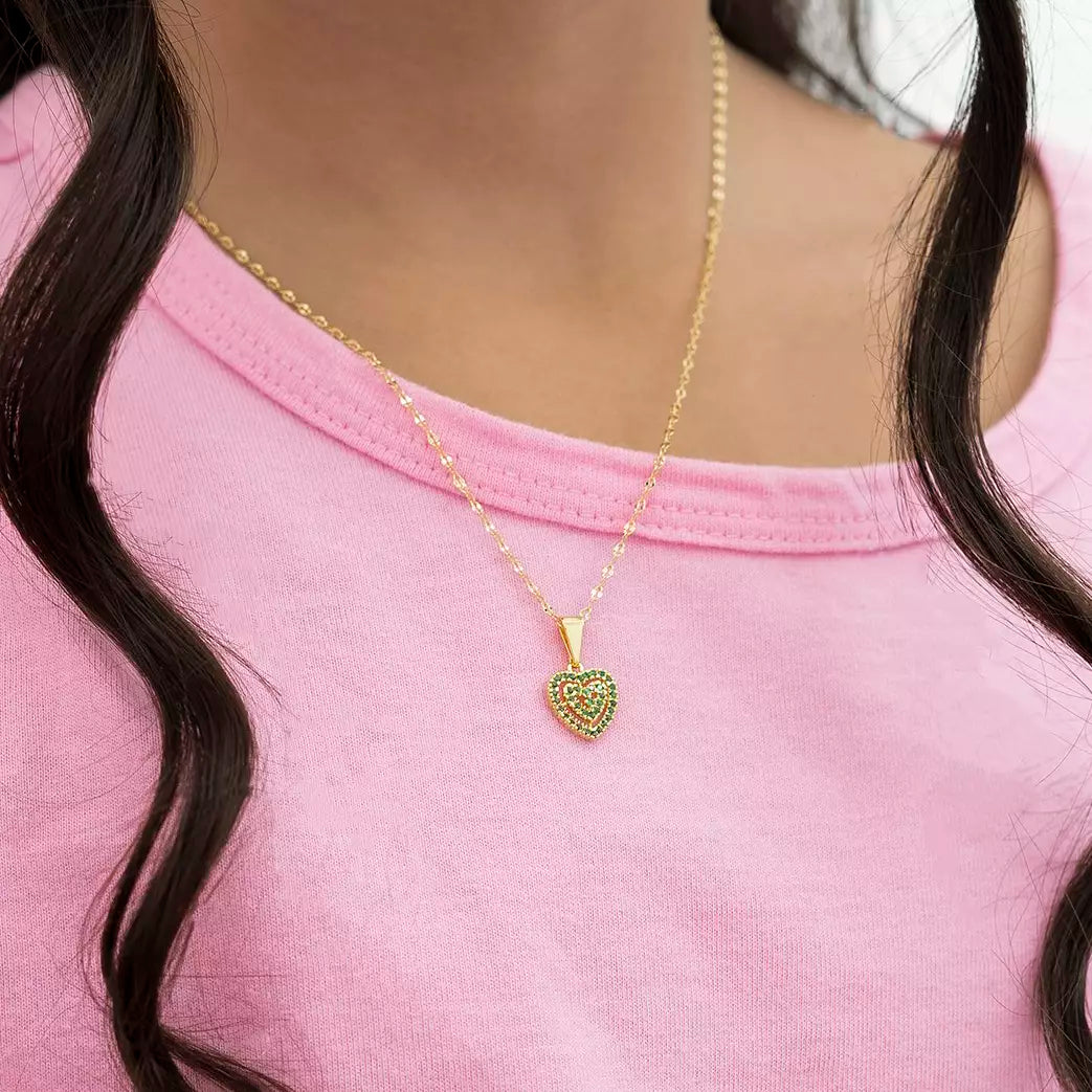 Dije Eternal Love en Oro Laminado
