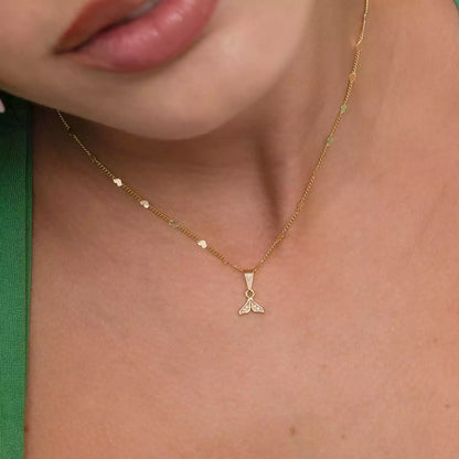 Dije Mermaid en Oro Laminado