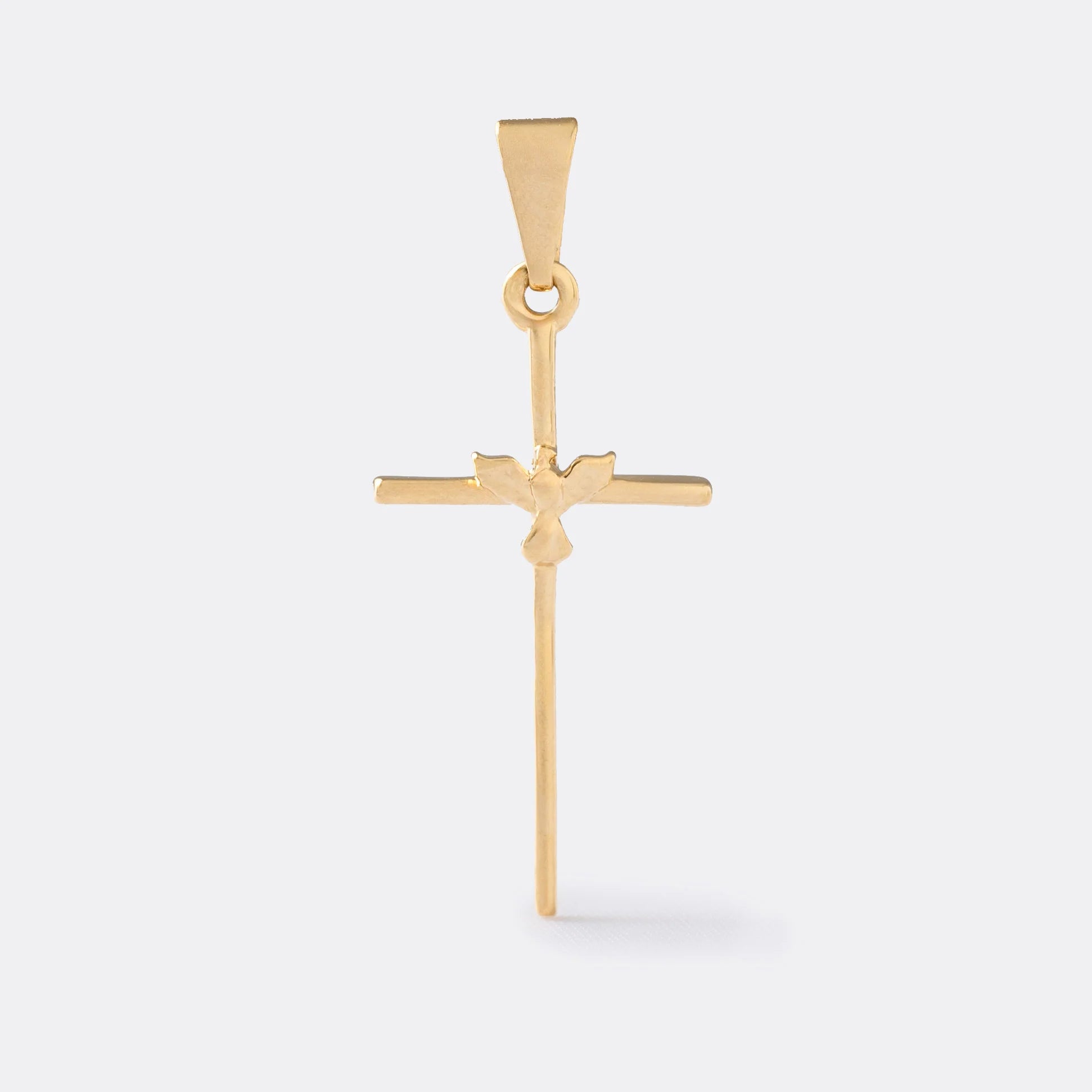 Dije Cruz Celestial en Oro Laminado