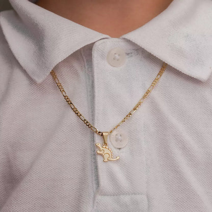 Dije Dinosaur en Oro Laminado