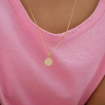 Dije Aztec en Oro Laminado