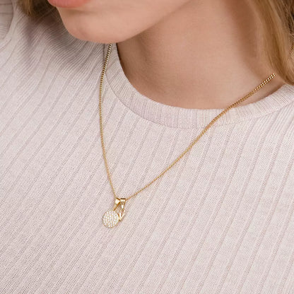 Dije Aztec en Oro Laminado