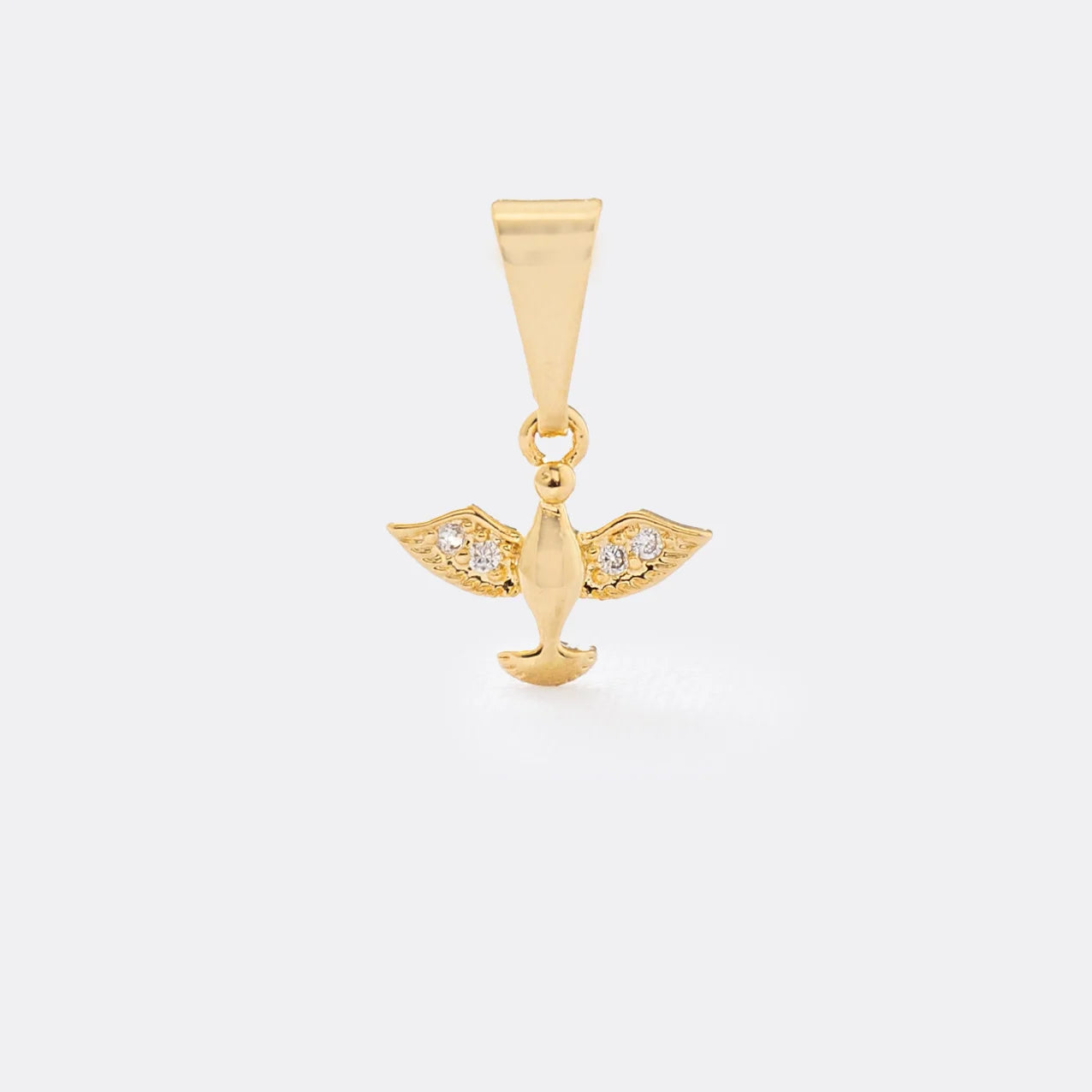 Dije Paloma en Oro Laminado