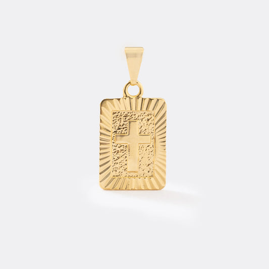 Placa Almighty en Oro Laminado