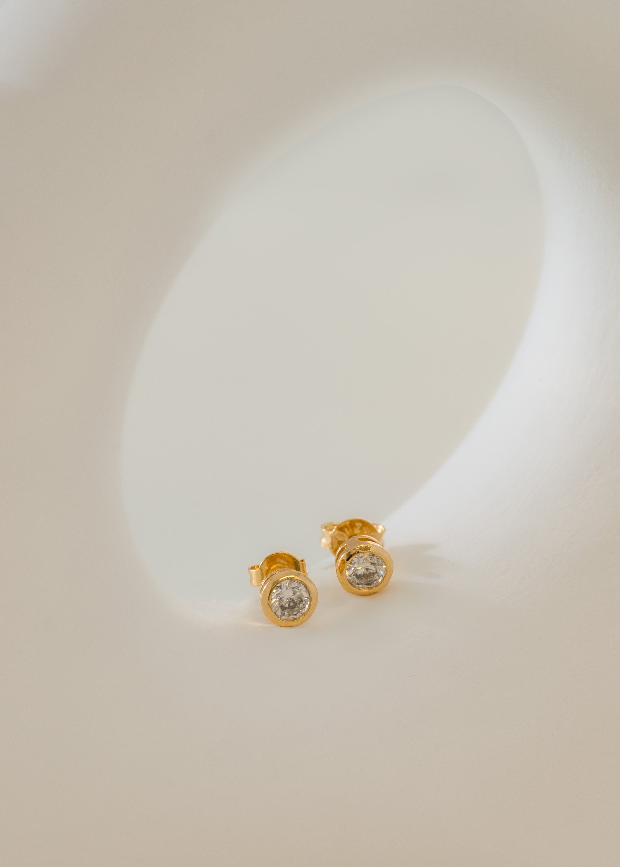 Topo Cristal 5 mm Oro Laminado