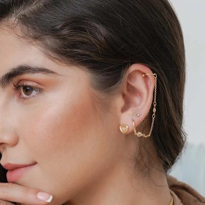 Aretes Gypsy Oro Laminado