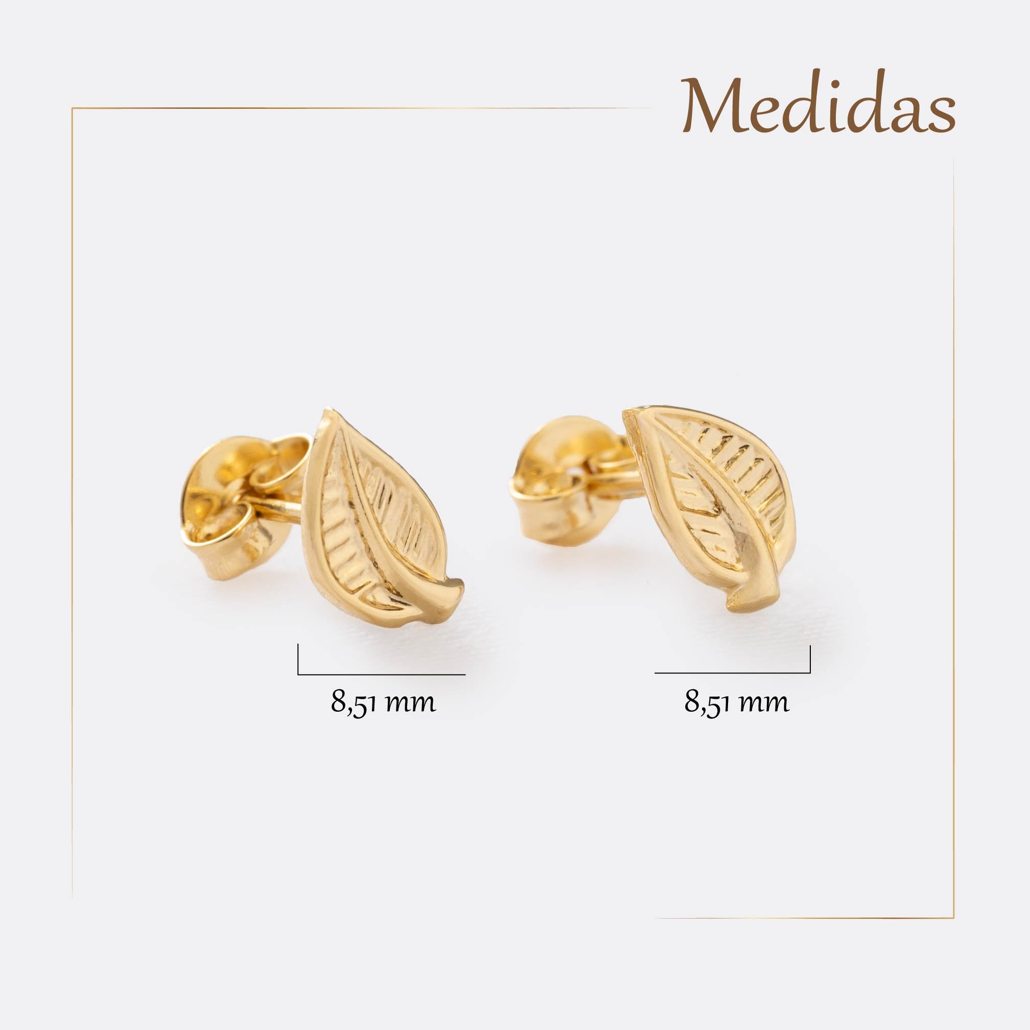 Topos Hoja en Oro Laminado