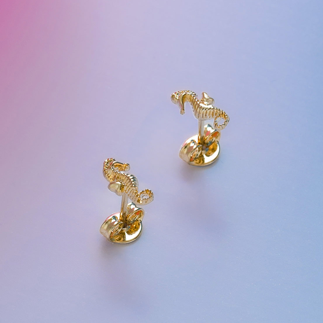 Topos Caballito de Mar Oro Laminado