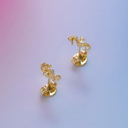 Topos Caballito de Mar Oro Laminado