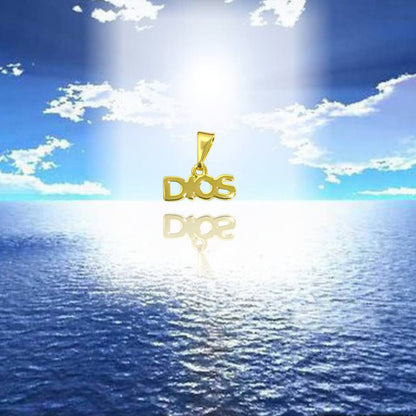 Dije Dios en Oro Laminado