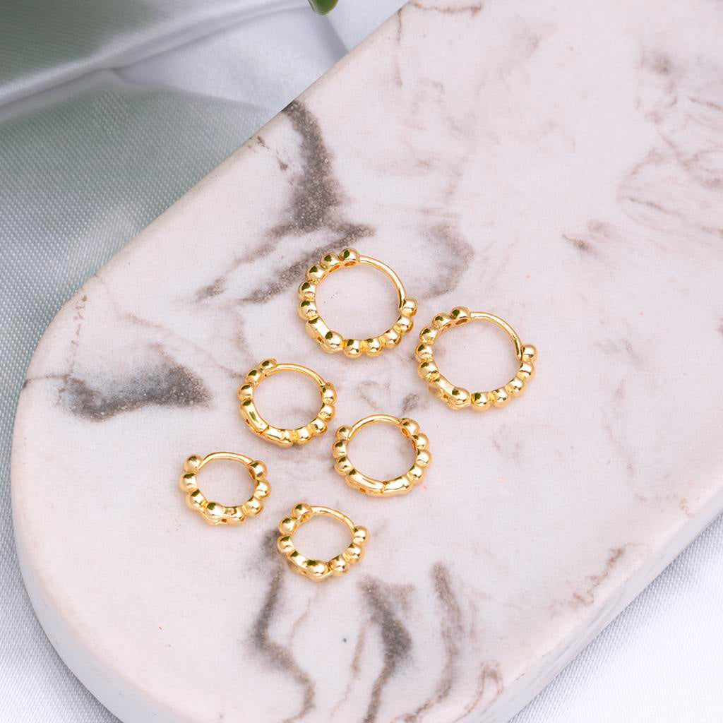 Candongas Esfera P Oro Laminado