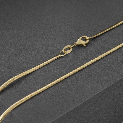Cadena Serpiente – 65 cm Oro Laminado