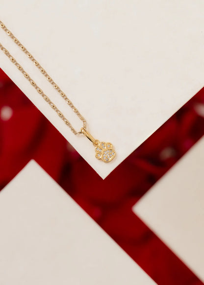 Dije Wuff en Oro Laminado