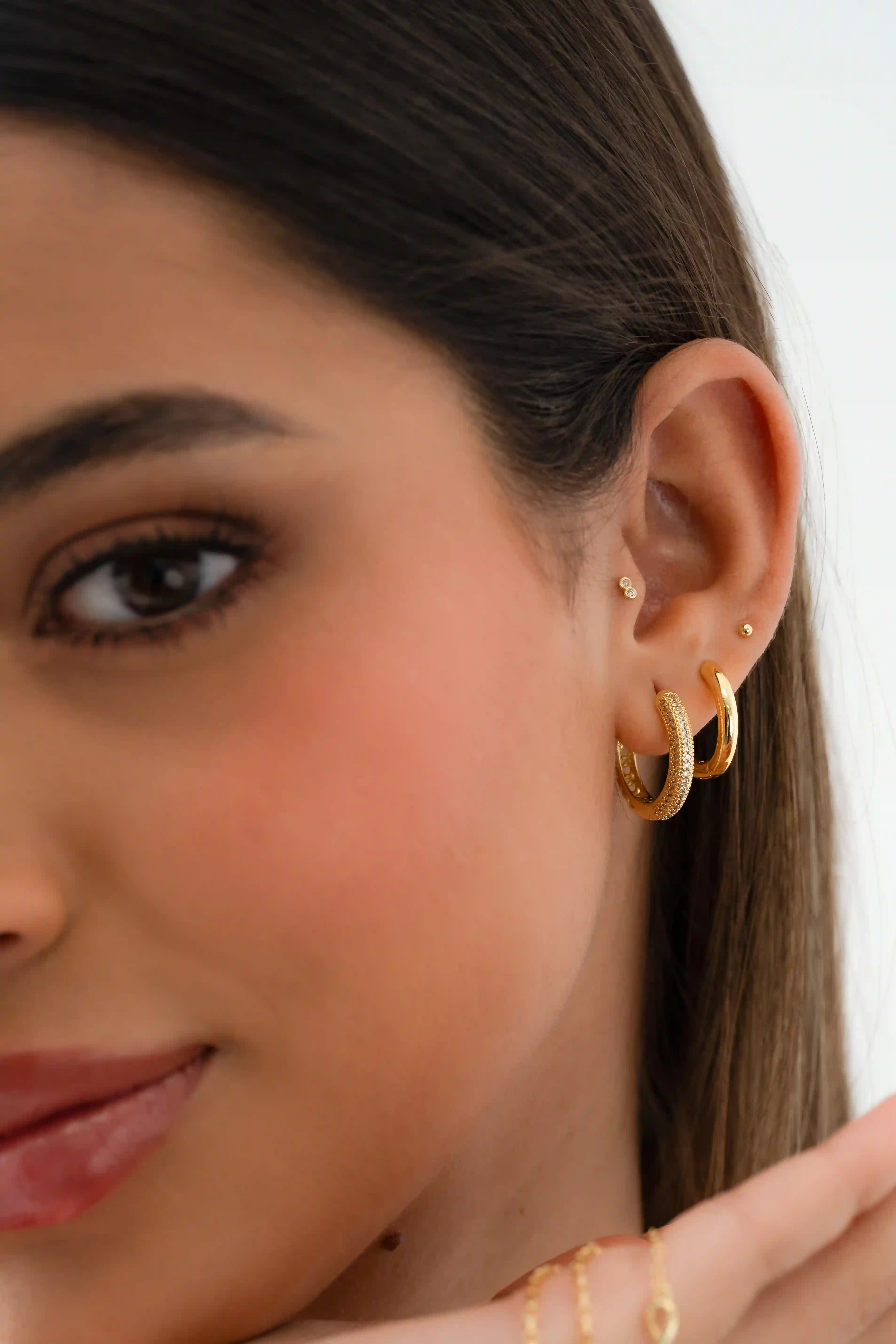 Candongas Elle Oro Laminado