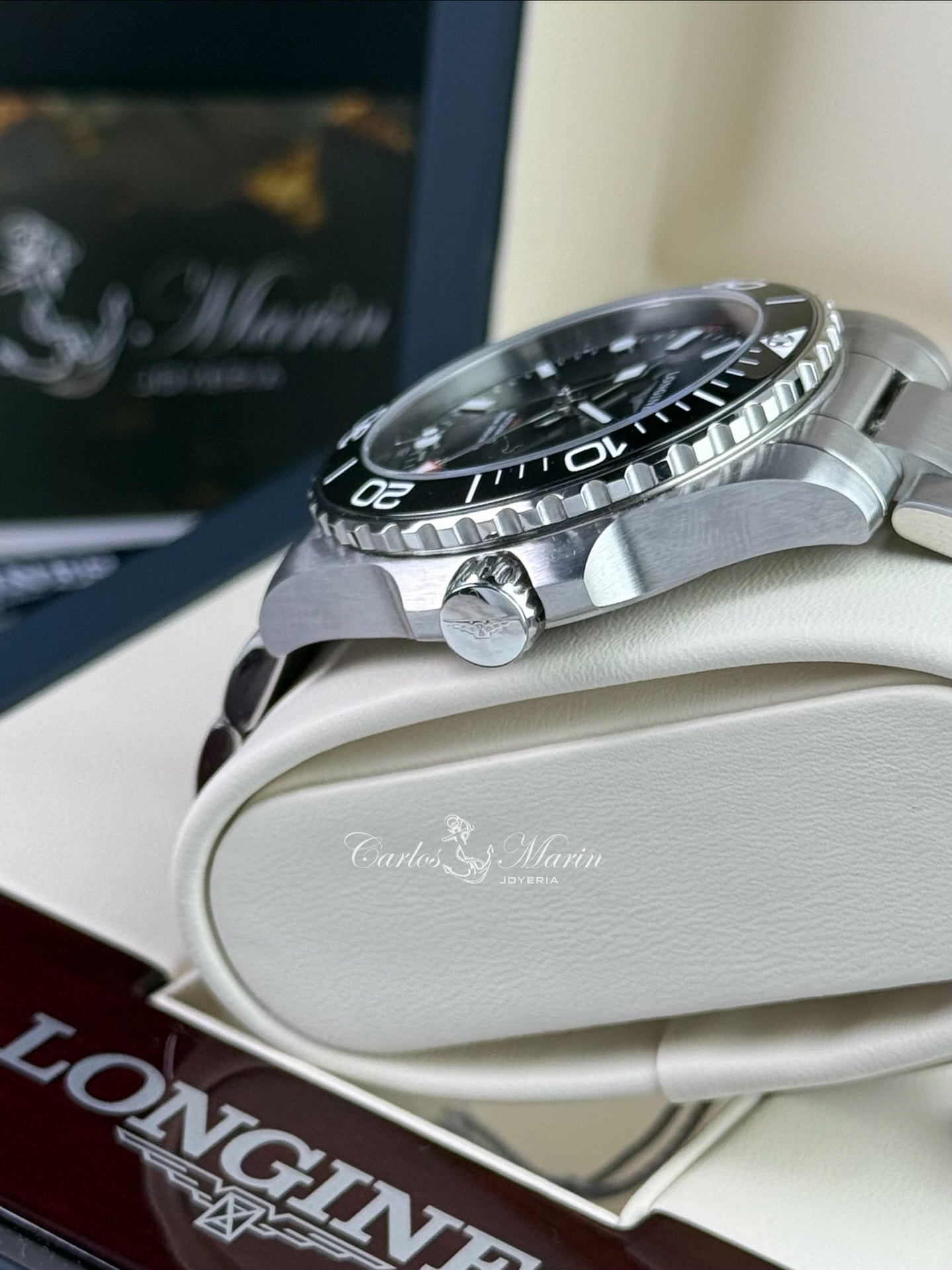 RELOJ Longines HydroConquest GMT - Automático Suizo • 300 m - L3.790.4.56.6
