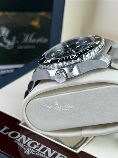 RELOJ Longines HydroConquest GMT - Automático Suizo • 300 m - L3.790.4.56.6