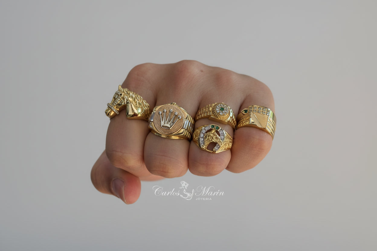 Anillo tipo RX Oro 18k