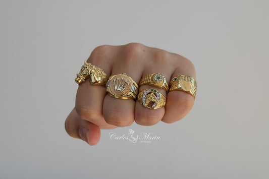 Anillo tipo RX Oro 18k