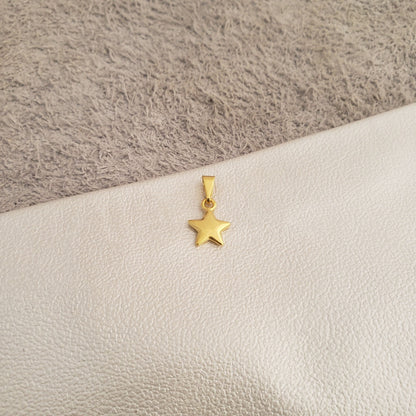 Dije Estrella en Oro Laminado