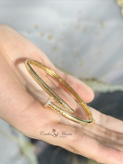 Bracelet clavo oro 18k
