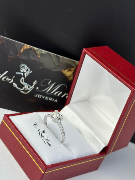 💍 Anillo Étoile Pure con Moissanita en Plata