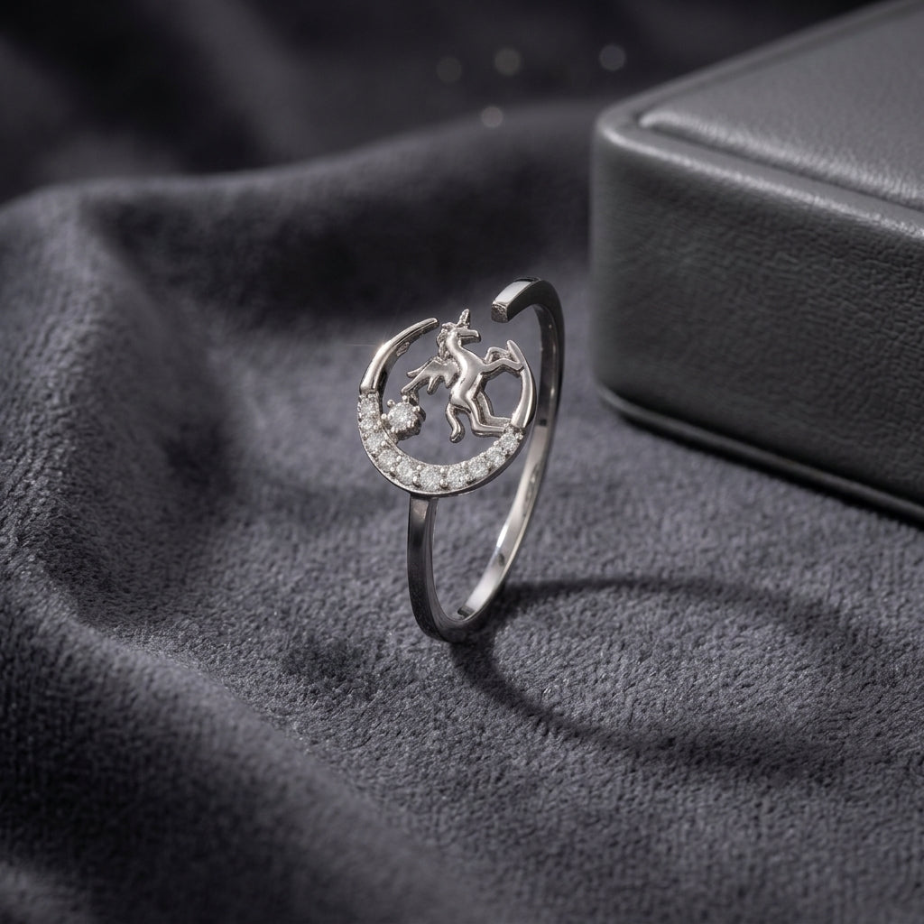 Anillo Mystic Moon en Plata