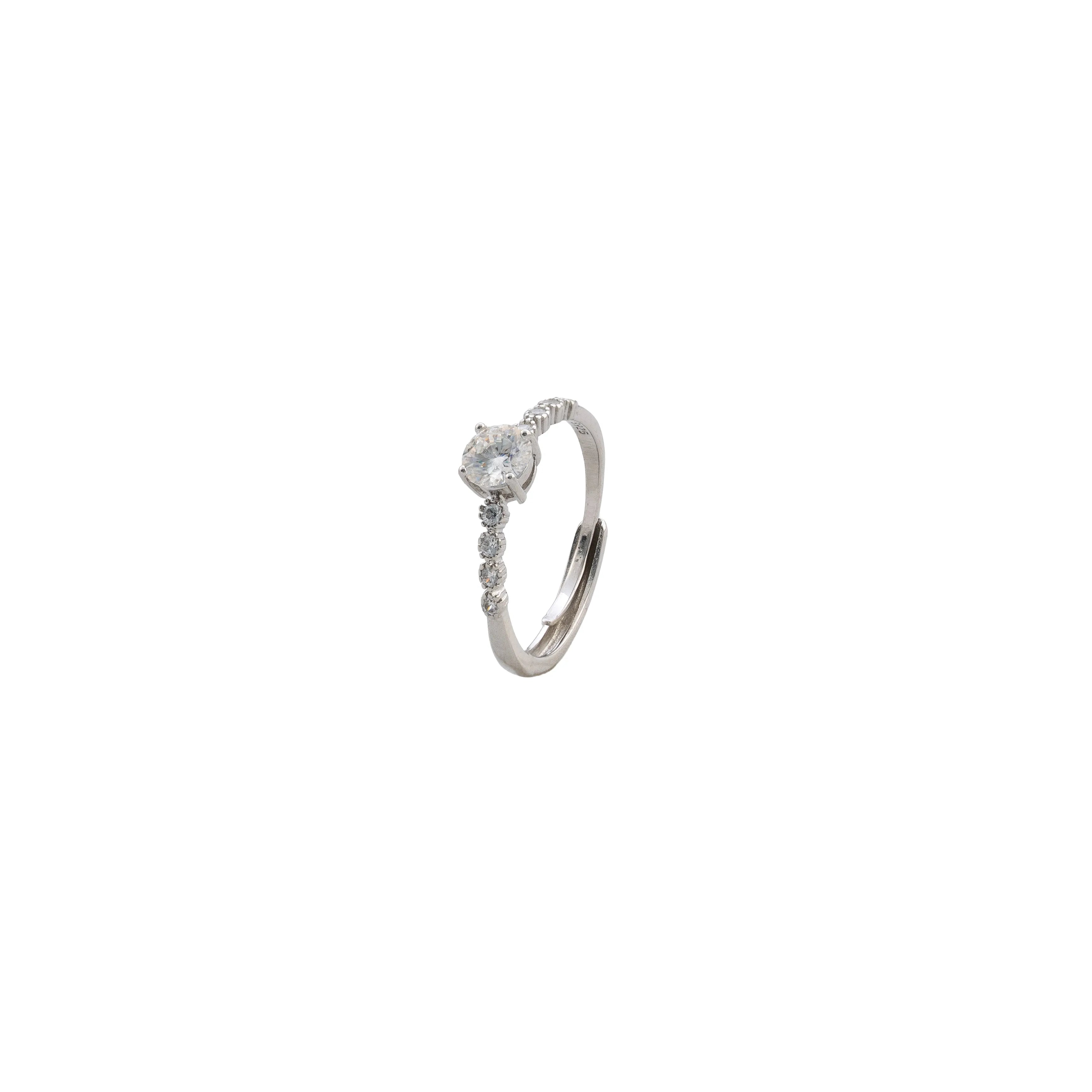 Anillo Ajustable Shine Band MT en Plata
