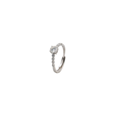Anillo Ajustable Shine Band MT en Plata