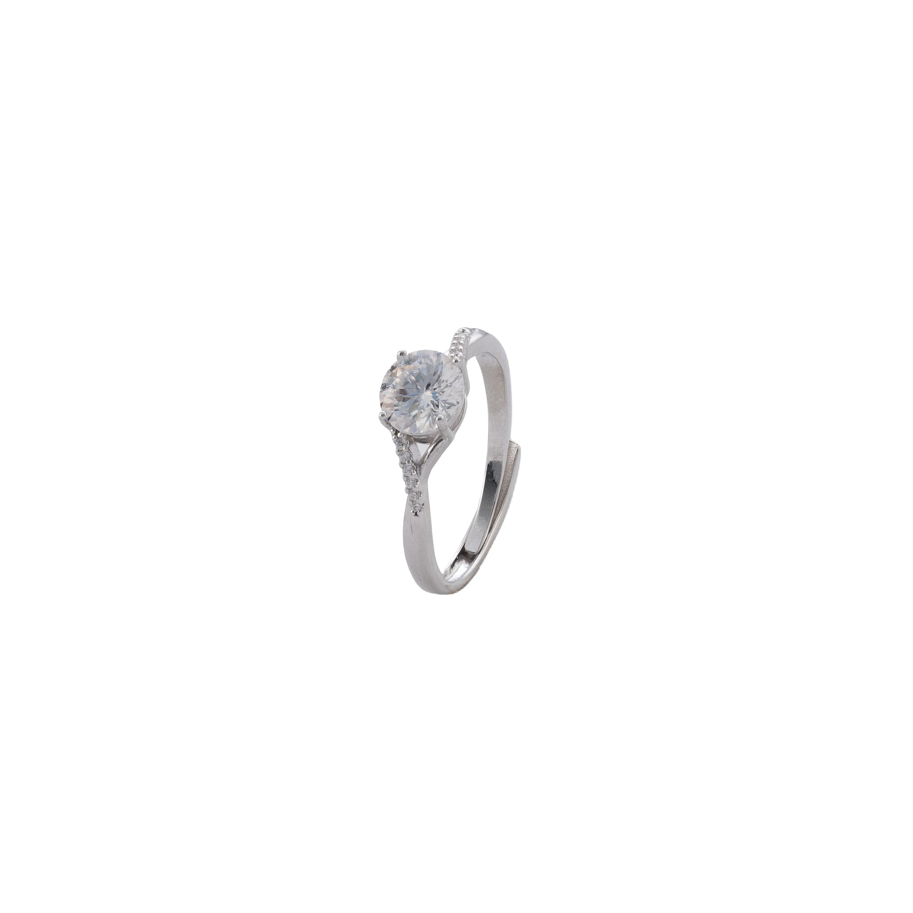 Anillo Ajustable Velour Essence MT en Plata
