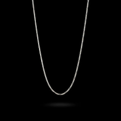 Cadena 3×1 de 1.4 mm y 45 cm en Plata