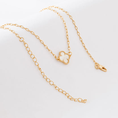 Gargantilla VC Nácar – 42 cm + Extensor en Oro Laminado