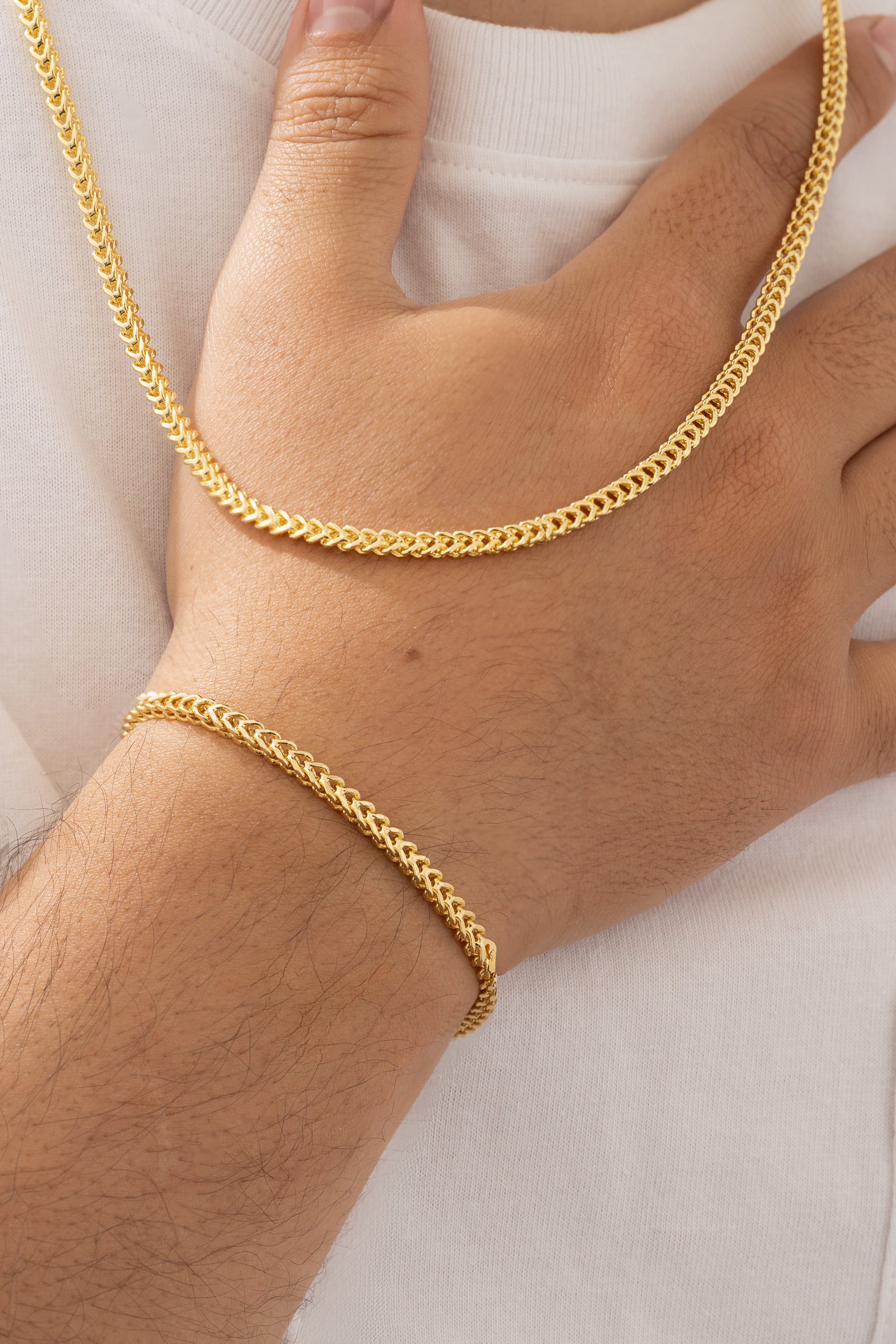 Cadena Franco – 65 cm Oro Laminado